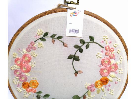 Floral  Embroidery Wooden Hoop | Ideal for Mum Gifts | Birthday Gifts | Mother's Day